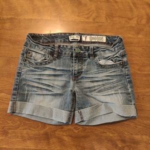 Denim shorts
